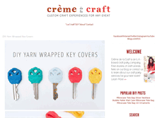 Tablet Screenshot of cremedelacraft.com